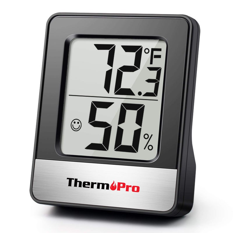 ThermoPro TP49 Digital Hygrometer Indoor Thermometer Humidity Meter Room Thermometer with Temperature and Humidity Monitor Mini Hygrometer Thermometer - Image 1